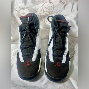Nike Air Jordan 14 Retro Sz 6 youth OG Black toe